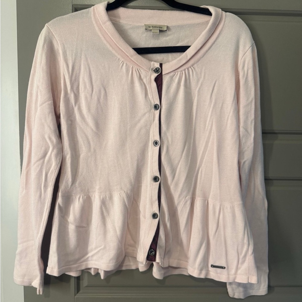 Burberry Button-Up Cardigan